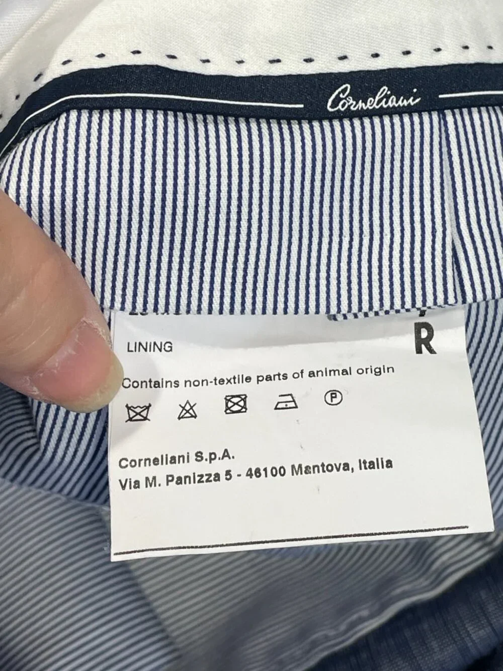Corneliani not pinnacle 11